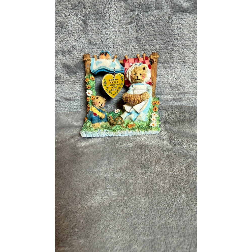 Paula's Cherished Treasures Figurine Grandma Bear 4.5" Multicolor Resin Exc